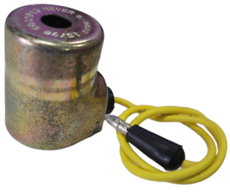 15790 SOLENOID COIL & COVER 12V YELLOW